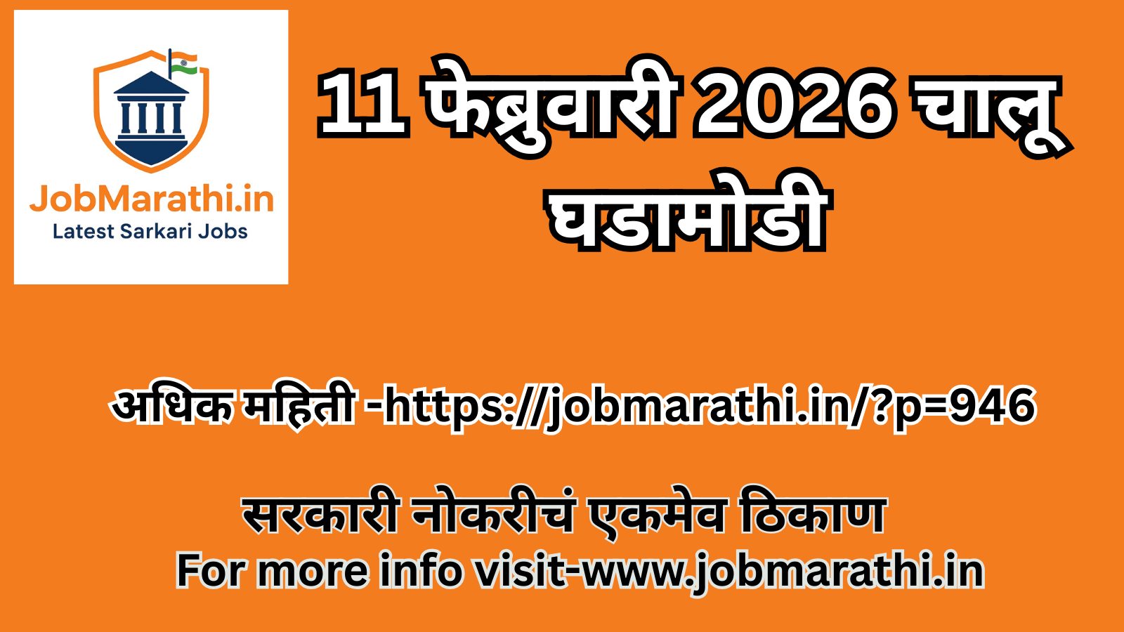 11 फेब्रुवारी 2026 चालू घडामोडी – राष्ट्रीय, आंतरराष्ट्रीय, अर्थव्यवस्था व क्रीडा क्षेत्रातील महत्त्वाच्या बातम्या